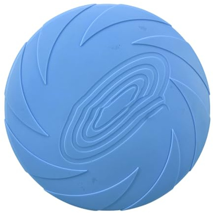 Nucelit Discos voladores multiusos para perros, juguete masticable para entrenamiento, alimentación, actividades al aire libre, diseño de goma suave, juguete de búsqueda para perros