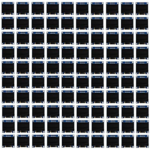 AZDelivery 5 x 0,96 Zoll OLED Display I2C SSD1306 Chip 128 x 64 Pixel I2C Bildschirm Anzeigemodul mit weißen Zeichen kompatibel mit Arduino und Raspberry Pi inklusive E-Book!