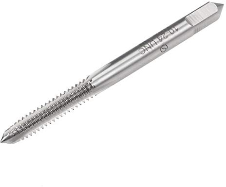 sourcing map Macho de Máquina 10-24 UNC Paso de Rosca Clase 2B Tornillo de Acero de Alta Velocidad Roscado Fresado Grifos Herramienta de Roscado