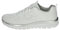 Skechers Damen Sneakers, White Silver, 42 EU