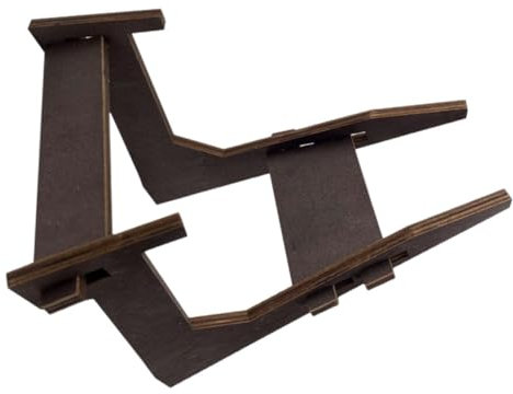 VALICLUD Wooden Picture Frame Stand Versatile Display Easel for Photos Menus and Plates Lightweight Rustic Design for Home Office and Restaurant Decor