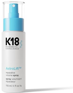 K18 AstroLift Reparative Volume Spray, Thickening & Volumising Hair Spray, 2 Day Hold, Non-Sticky, Humidity-Resistant, 118ml