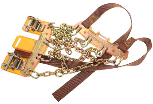 Gogogmee Catene da Neve Antiscivolo Regolabili per Auto e Suv Catene per Pneumatici in Acciaio Manganese Resistente Design Ninesquare per Sicurezza su Neve Fango e Ghiaccio Uso Emergenza