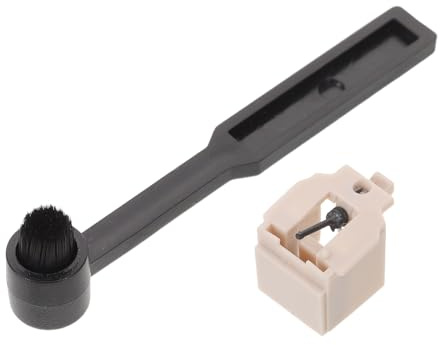 Toyvian Record Player Cleaning Kit Vinyl Record Cleaner Brush Kit Stylus Cleaning Brush for Turntables Dust Removal and Static Maintenance Suitable for Vinyl Album Cleaner
