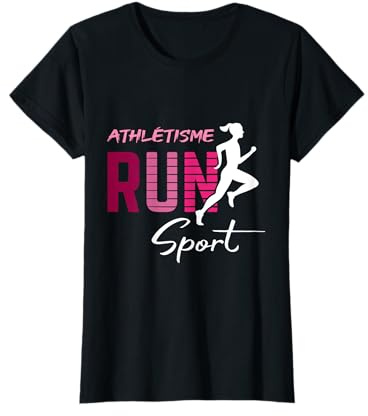 Running Athlétisme sportif pour femme Humour Manches Courtes T-Shirt