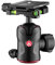 Manfrotto Compact Ball Head 496 with MSQ6PL Quick Release Plate, Fluid Ball Head for Camera Tripod, Camera Stabilizers, Remote Controls, Photography Equipment