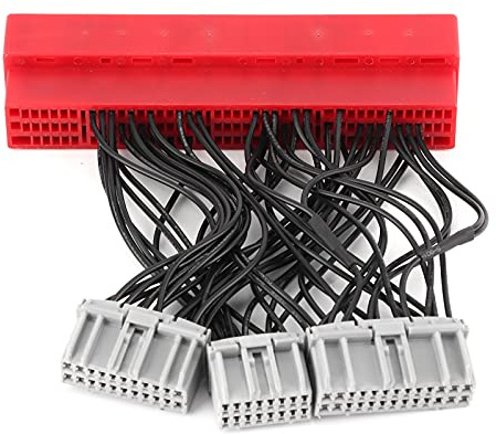 Keenso Adaptateur de connecteur OBD1 OBD2 pour voiture OBD2B vers OBD1 ECU Conversion faisceau adaptateur terminaux et harnais électronique automobile
