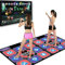 fansheng Dance Mat for Kids Adults, Folding Double Player Wireless Electronic Dance Floor Mat for TV, Interactive Yoga Sport Fitness for Game, Birthday Gifts for 3 4 5 6 7 8 9 Girls Boys