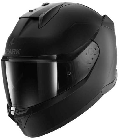 Shark, Casque Moto intégral D-SKWAL 3 Blank Mat Noir / Gris, L