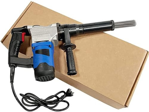LMYYDES Escalador de Aguja eléctrico de Mano, Pistola de eliminación de óxido de Aguja eléctrica, Escalador de Aguja con empuñadura de Pistola de Alta Potencia de 1100 W
