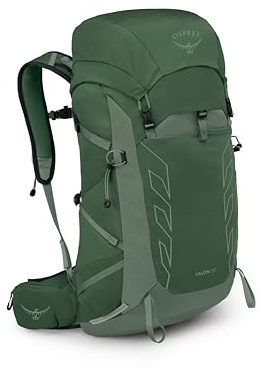 Osprey Talon 33L Men's Lightweight Hiking Backpack, Green OS