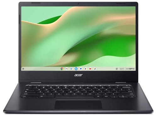 acer Chromebook 314 14 Chromebook Laptop (Intel Celeron N4500 CPU | 4GB LPDDR4x RAM | 128GB eMMC Storage | Intel UHD Graphics | 720p Webcam | Chrome OS) - Black