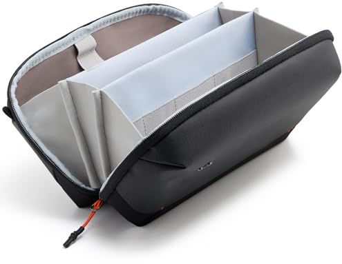 Inateck Organizer Pratico per Accessori Elettronici, Borsa da Viaggio Resistente agli Spruzzi, Adatta per Cavi, Power Bank, Hub e Altro, Nero