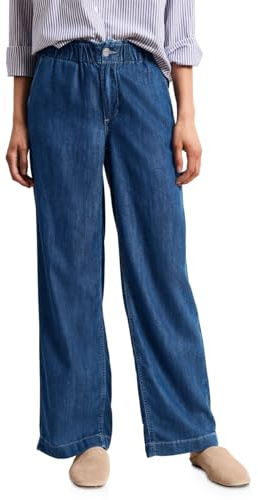 Street One Wide Leg Jeans Dark Indigo tvätta 29