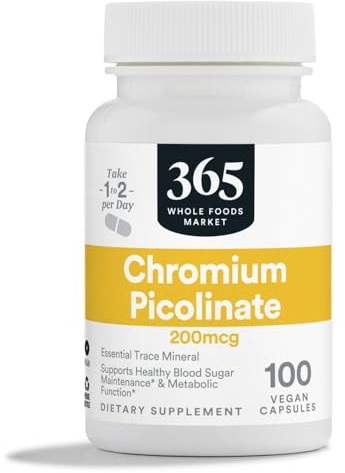 365 by Whole Foods Market, Chromium Picolinate 200 MCG, 100 CT