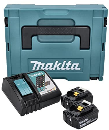 Pack Énergie MAKITA 18 V Li-Ion 6Ah (2 batteries + 1 chargeur simple) avec coffret MAKPAC - 198116-4