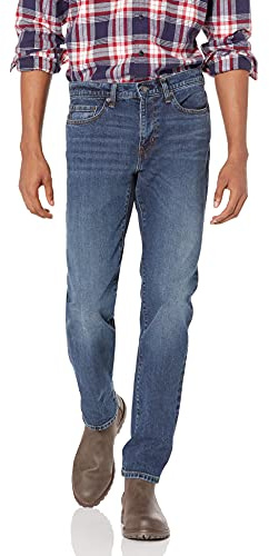 Amazon Essentials Men's Slim-Fit Jeans - Discontinued Colours, Medium Wash, 32W / 29L