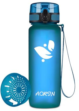 AORIN Trinkflasche - 500ml - Wasserflasche BPA-Frei & Tritan Auslaufsicher Sportflasche, Erwachsene,Trinkflasche Kinder, Fitness,Laufen,Yoga,Fahrrad,Outdoor