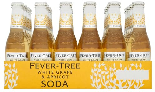 Fever-Tree White Grape and Apricot Soda/Case of 24x20cl Bottles