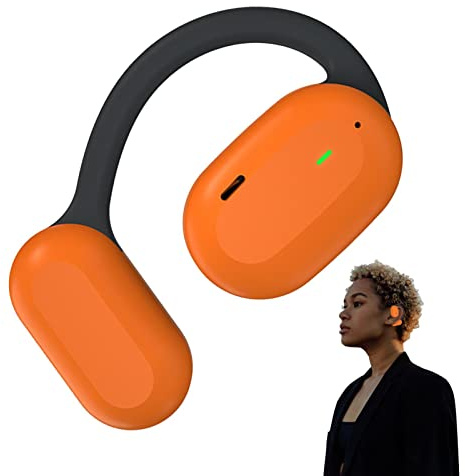 Tioheam Écouteurs à Conduction osseuse,Écouteurs Intra-Auriculaires sans F - Casque à Conduction osseuse, Casque à Oreille Ouverte Blue Tooth pour la Course à Pied