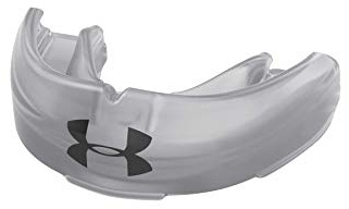 Under Armour Mundschutz für Zahnspangen, Fußball, Lacrosse, Hockey, Basketball, trägerlos, für Jugendliche und Erwachsene, Erwachsene