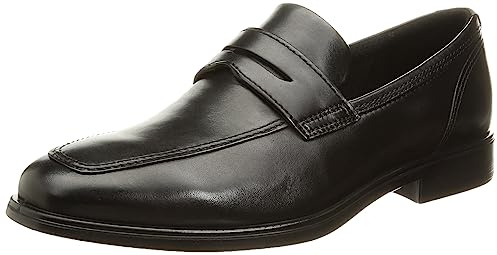 ECCO Men's Queenstown Shoes, Black, 9/9.5 UK