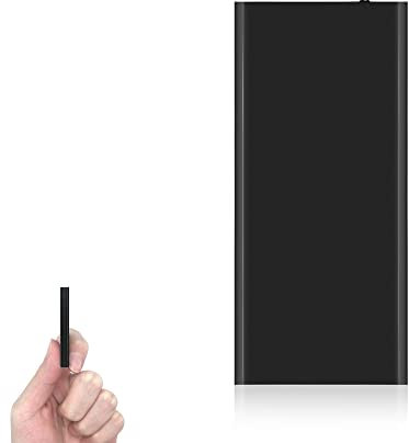 Thinnest Vocie Recorder, 16GB Sound Recorder with Voice Activation, 284 Hours Recording Capacity, One-touch Recording, USB Rechargeable, Recording Device for Lecture, Interview, Meeting