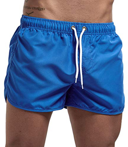 LAOSU Short Homme Bermuda Volleyball Survetement Transparent Slim Éponge Rayé Yoga Costume Gymnastique Doublé Protection Athletics Football Habille Tres Chere Rayure Course Poches Hand Ball Fleurs