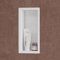 Sogood Niche de Douche à Carreler Blanche 15x30cm Étagère Murale à Encastrer en Acier Inoxydable 1 Pièce