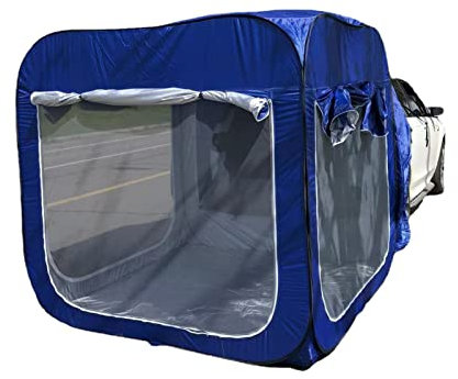 Pop -up -Auto -Heckzelt, SUV -Zelte für Campingautozelte für Camper Mehrzweck -LKW -Zelt -Camping -Zelt angeschlossen, die mit dem Fahrzeug Universal Fit verbunden sind