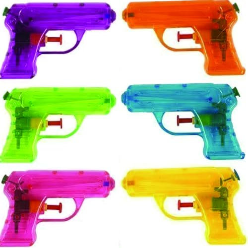 RYYN 2 Water Gun Party Favors, Assorted Colors Mini Water Blasters Summer Squirt Soaker Water Fighting Beach Pool Toys for Kids(Any 2 Colour) (Water Gun)