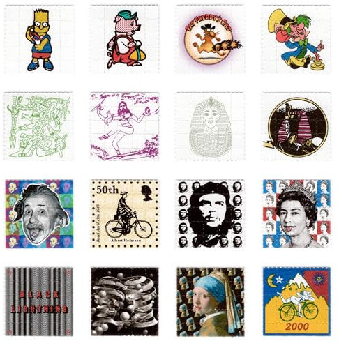 16x Blotter Art LSD unique ultimate Löschpapier Collection Set 2