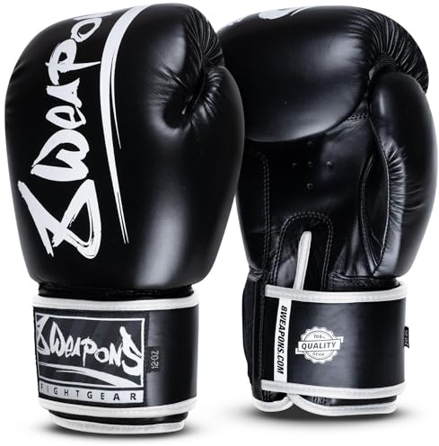8 WEAPONS Unlimited 2.0 Boxing Gloves Black/White
