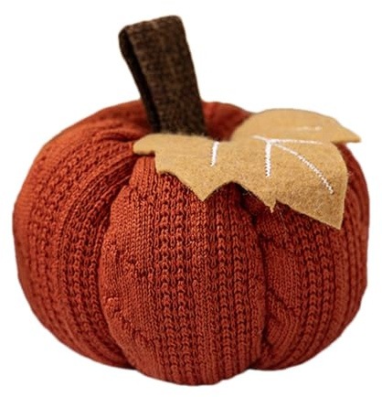 Zucche Lavorate A Maglia Con Decorazione Di Zucca - Zucca Lavorata A Maglia Per Decorazioni Autunnali | Zucca Lavorata A Maglia Riutilizzabile, Morbidi Ornamenti Decorativi Zucche All'uncinetto