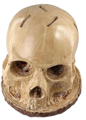 Soporte para cuchillos de calavera, organizador de cuchillos de terror, organizador de cuchillos de esqueleto, soporte de bloque de cuchillos, bloque de cuchillos vacíos espeluznantes para cuchillos