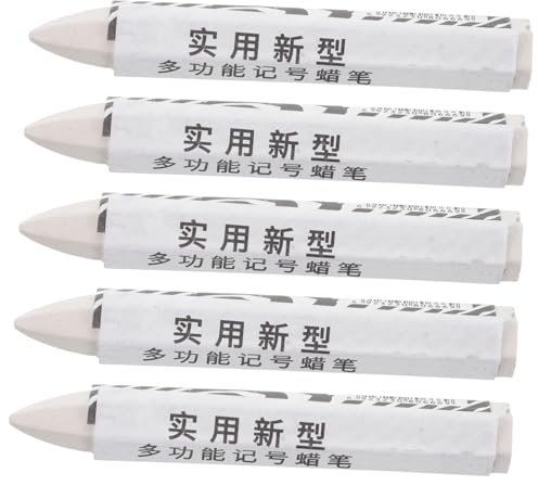 EXCEART 5pièces Crayons De Marquage pour Pneus Blancs Étanches Stylos De Marquage pour Pneus De Voiture pour Réparation Repérage des Problèmes De