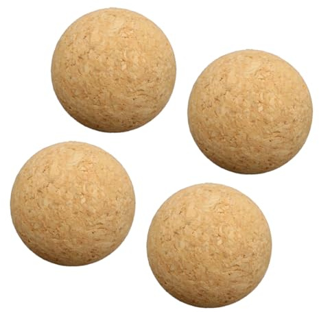 GALPADA 4 Piezas Pelota De Futbolín De Madera para Futbolín De Mesa De Madera Balones De Fútbol Interactivos para Divertidas Familia