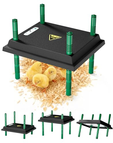 LAOYE Värmeplatta Kyckling Värmelampa Kycklingvärmare Värmeplatta 30 x 25 cm för små kycklingar, ankor, kycklinguppfostring, hönshus