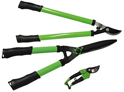 Brüder Mannesmann M63303 - Juego de tijeras de podar (3 piezas)