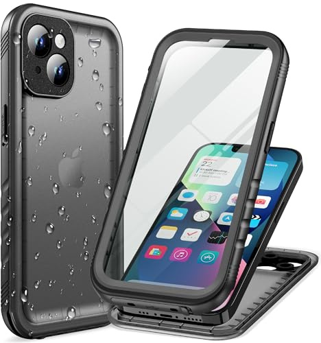 Cozycase Coque Top Antichoc IP68 Étanche 360 Integrale pour iPhone 13 Mini