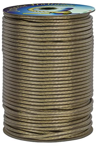 Corderie Italiane 006074182 Wäscheleine aus Stahl, vermessingt, transparent, 5 mm - 50 m