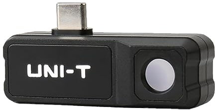 UNI-T Thermal Camera UTi120Mobile for Androide, 120x90 Resolution Thermal Imaging Camera, -20-400℃ Test Range, ±2℃ Testing Accuracy, 60mk Heat Sensitivity, Video Recording, Industry Mode