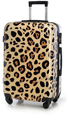 WITTCHEN Young Kollektion Medium resväska Handbagage ABS med extra polykarbonat beläggning Fyra hjul Teleskopiskt handtag Kombinationslås Storlek M Beige-brun