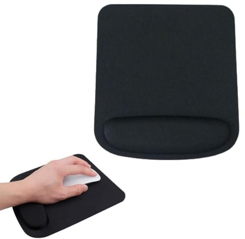 WHYCNJL 1 Piezas Alfombrilla Ratón con Reposamuñecas Alfombrilla de Ratón Gaming Ergonómica de Ratón Soporte de Ordenador Oficina Base de Goma Antideslizante