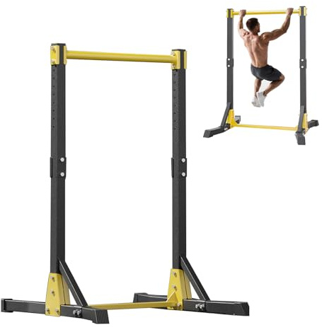 kamulouk Station de traction, barre de traction portable avec hauteur réglable, barre de traction Power Tower de 181,4 kg avec ajustement à 11 niveaux, tour de traction autoportante pour salle de