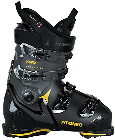 Atomic Unisex HAWX Magna 110 S Gw Bl Skischuhe, Schwarz/Anthrazit/Saffron, 49 EU