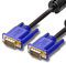 VGA Cable 3m, 15 Pin 1080P Full HD SVGA Lead With Ferrite Cores, Gold Plated Male to Male for Laptop, Computer, PC, Projector, Monitor, HDTV (3M)