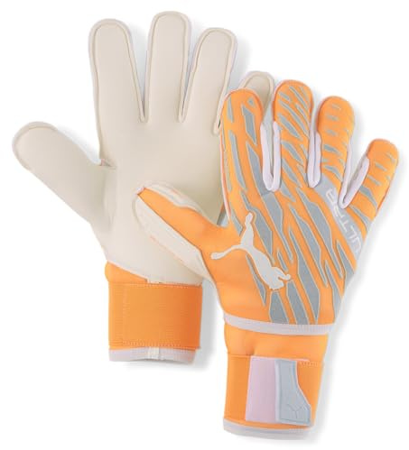 PUMA Mens Ultra Protect 1 Rc Goalkeeper Gloves Soccer Cleats - Orange - Size 9