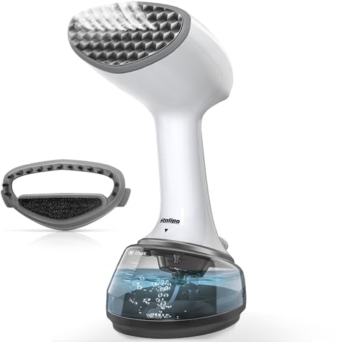 Handheld Steamer for Clothes, Clothes Steamer with Large 360ml Water Tank, Fast Wrinkle Remover Portable Garment Steamer, Ideal for Home, Office, Travel (White)