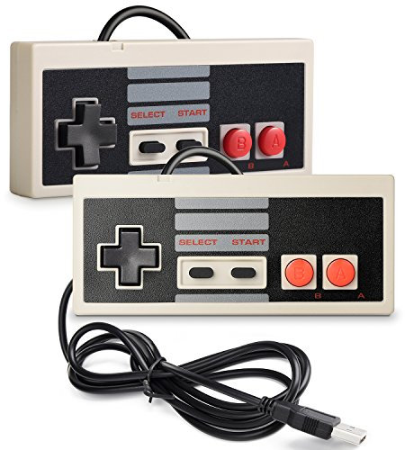 miadore 2 Pack NES Controller USB Gamepad für PC/Mac,Classic USB NES Controller Joystick Joypad für Windows PC/MAC/Raspberry Pi3 / RetroPie NES Emulator